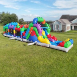 lego 42 front corner 42ft Block Party w/ Slide (Wet or Dry)